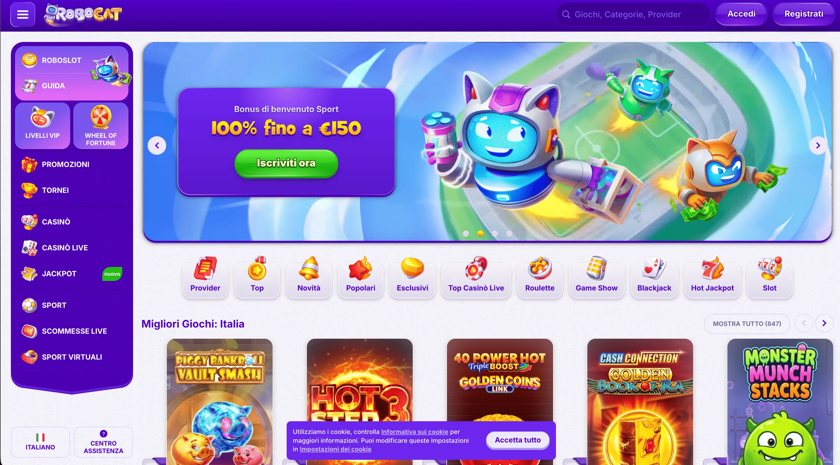 RoboCat Casino